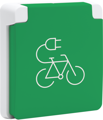 Niko - Spuitwaterdicht fietsoplaadpunt 16 A/250 Vac met penaarde, b - 700-36670