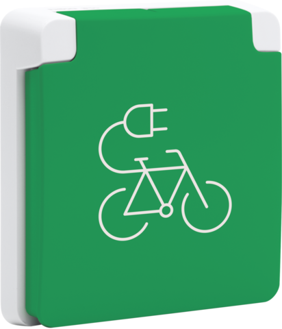 Niko - Spuitwaterdicht fietsoplaadpunt 16 A/250 Vac met penaarde, b - 700-36675