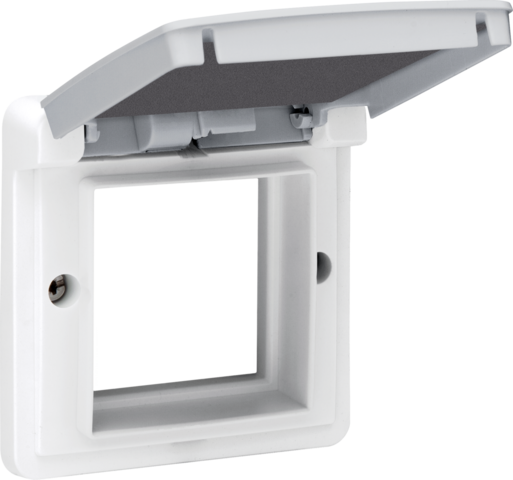 Niko - Aanpaskader met klapdeksel voor 45x45mm functies in in spuit - 700-85000