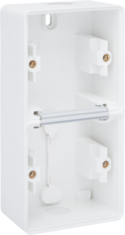 Niko - Spuitwaterdichte dubbele verticale opbouwdoos met twee enkel - 701-83201
