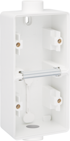 Niko - Spuitwaterdichte dubbele verticale opbouwdoos met twee enkel - 701-84211