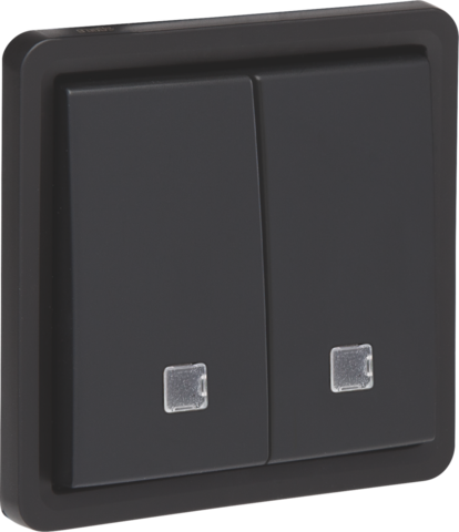 Niko - Spuitwaterdichte, verlichtbare dubbele drukknop 10 A/250 Vac - 761-35105