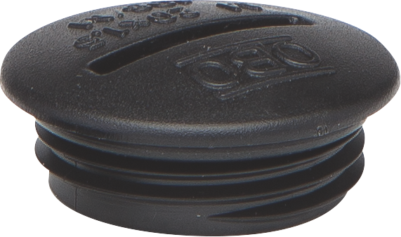 Niko - Spuitwaterdichte M20 blindstop, black - 761-84000
