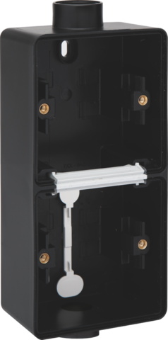 Niko - Spuitwaterdichte dubbele verticale opbouwdoos met twee enkel - 761-84211