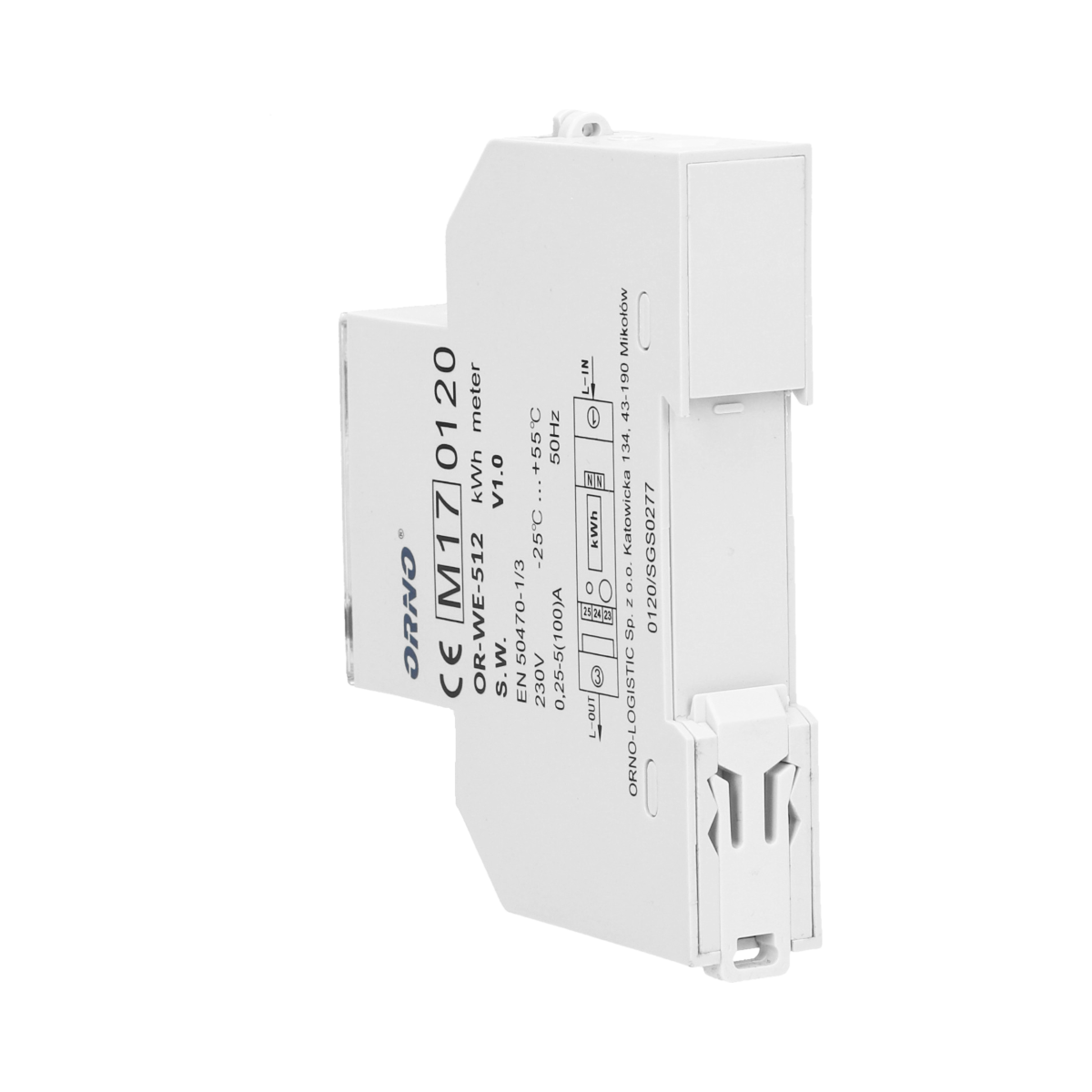 OR-WE-512: Digitale kWh-teller MID mono 100A - Image 6