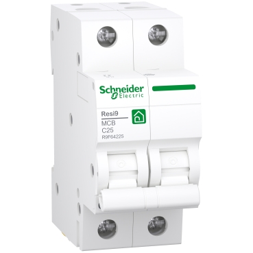 Schneider - : automaat 2P 25A 400V C 3KA - R9F64225