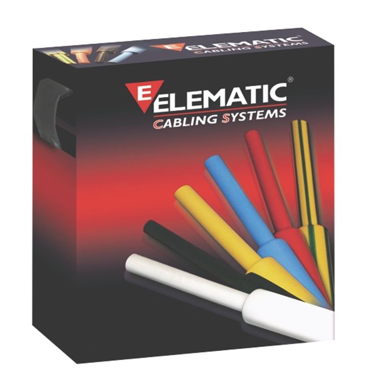 ELEMATIC - Krimpkous ET100 zwart Pikobox 10m Ratio 2:1 9,5mm - 12253095