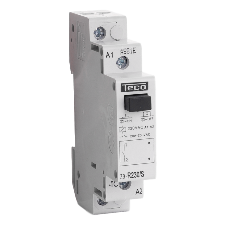 TECO - Installatierelais 230VAC 20A 1NO - Z9R230S