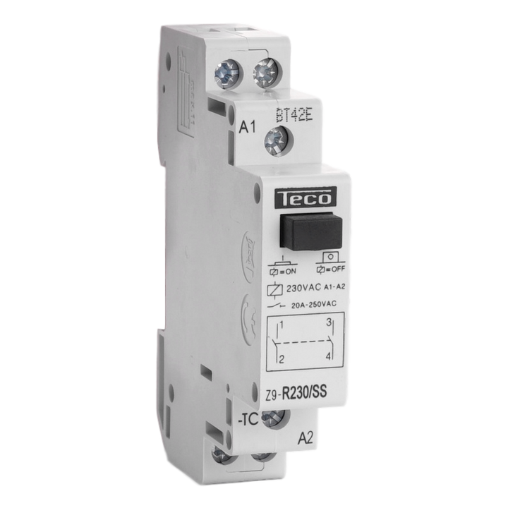 TECO - Installatierelais 230VAC 20A 2NO - Z9R230SS