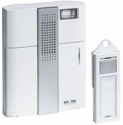 Grothe - MISTRAL 300 Draadloze gong bereik 500m (8 12 V AC/DC of ba - 43300